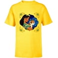thumbnail image 1 of Disney Princess Jasmine and Rajah Stylized - Short Sleeve T-Shirt for Kids - Customized-Yellow, 1 of 5