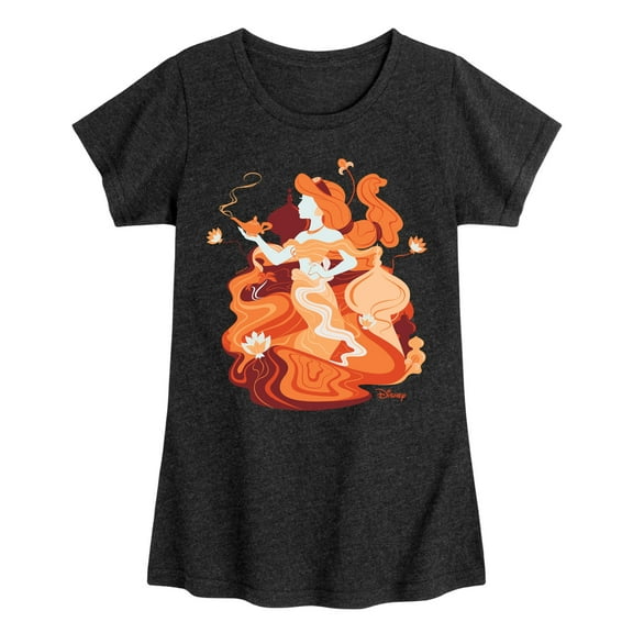 Disney Princess - Jasmine's Natural Beauty - Toddler & Youth Girls Short Sleeve Graphic T-Shirt