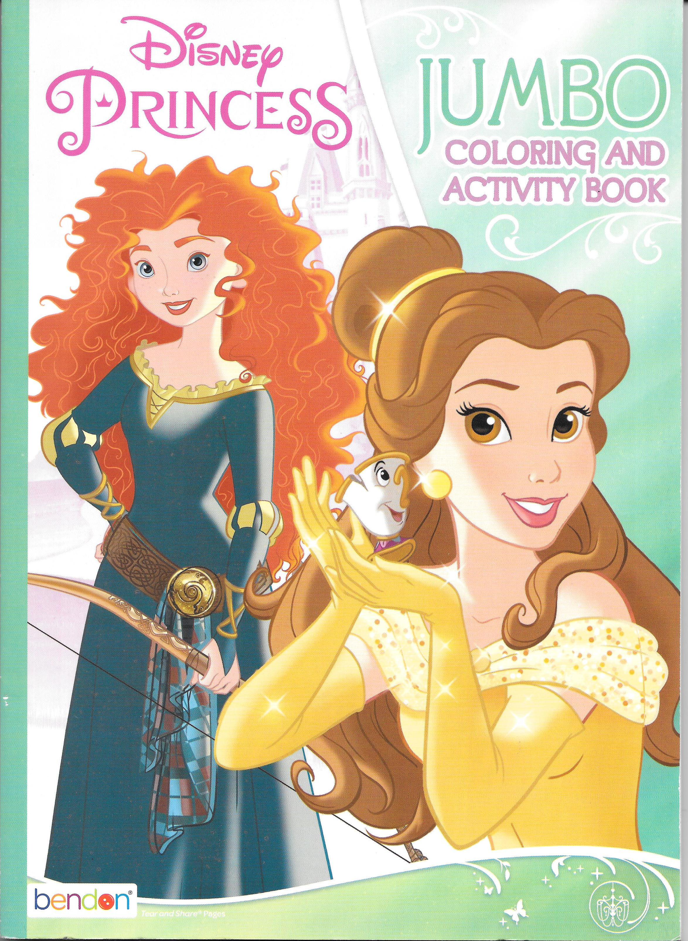 Disney Princess Jumbo Coloring & Activity Pages - Walmart.com
