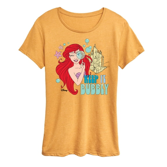 Disney Princess - Keep It Bubbly - Women's Short Sleeve Graphic T-Shirt