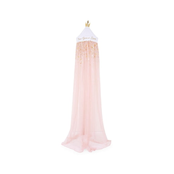 Disney Princess Kids Bed Canopy for Ceiling, Hanging Curtain Netting