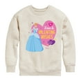 thumbnail image 1 of Disney Princess - Kisses and Valentine Wishes - Valentine's Day - Boys and Girls Youth Crewneck Fleece Sweatshirt, 1 of 5