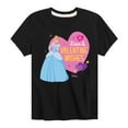 thumbnail image 1 of Disney Princess - Kisses and Valentine Wishes - Valentine's Day - Youth Short Sleeve Graphic T-Shirt, 1 of 4