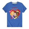 thumbnail image 1 of Disney Princess - Kisses and Valentine Wishes - Youth Short Sleeve Graphic T-Shirt, 1 of 4