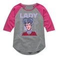 thumbnail image 1 of Disney Princess - Lady Tremaine - Toddler & Youth Girls Raglan Graphic T-Shirt, 1 of 5