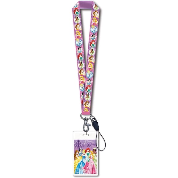 Disney Princess Lanyard with Card Holder