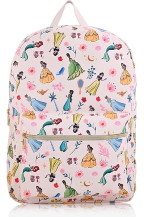 Disney Princess Large Backpack 16 Inches Leatherette All-over In-print Backpack