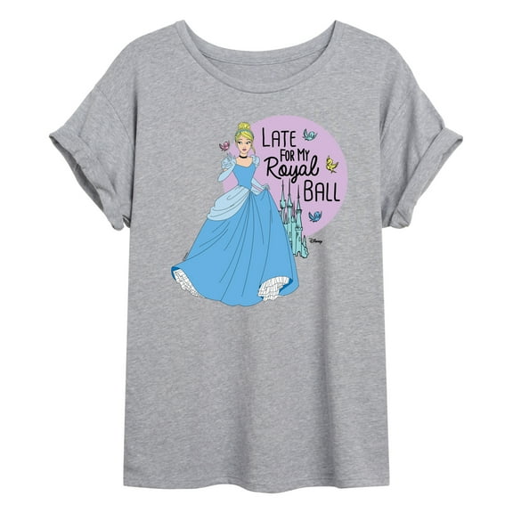 Disney Princess - Late For My Ball - Women's Oversized T-Shirt
