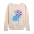 thumbnail image 1 of Disney Princess - Late For My Ball - Women's Lightweight French Terry Long Sleeve Shirt, 1 of 5