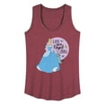 thumbnail image 1 of Disney Princess - Late For My Ball - Women's Racerback Tank Top, 1 of 5