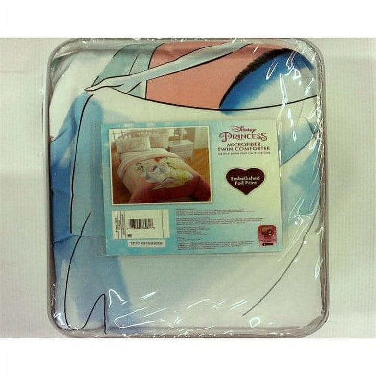 Disney Princess Lead with your Heart Gold Foil Twin Comforter