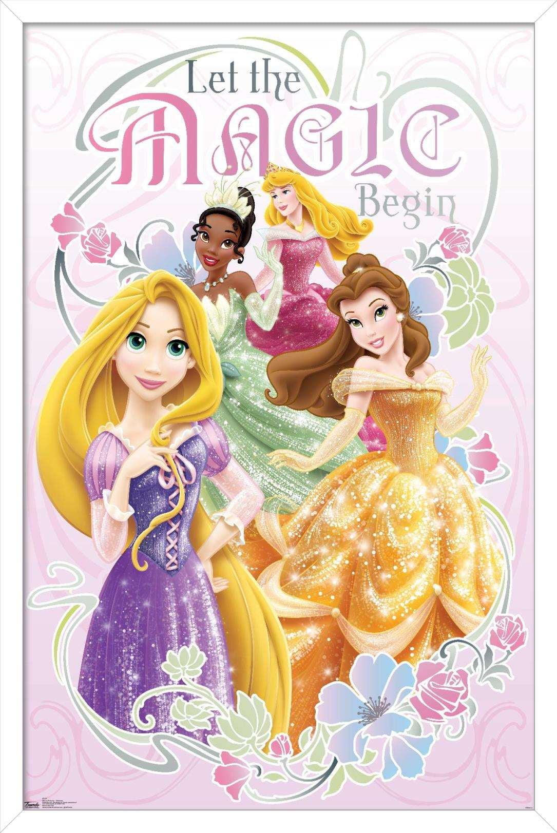 Disney Princess Learn To Write 22 Page Storybook & Magnetic Drawing Kit NEW
