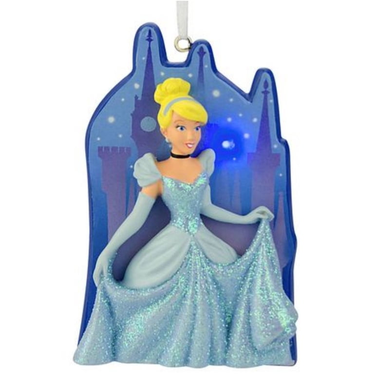 Disney Princess Light Up Cinderella Christmas Tree Ornament - Walmart.com