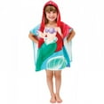 thumbnail image 1 of Disney Princess Little Mermaid Ariel Hooded Towel Poncho for Kids – Soft, Absorbent, Perfect for Bath, Pool, or Beach!, 1 of 3