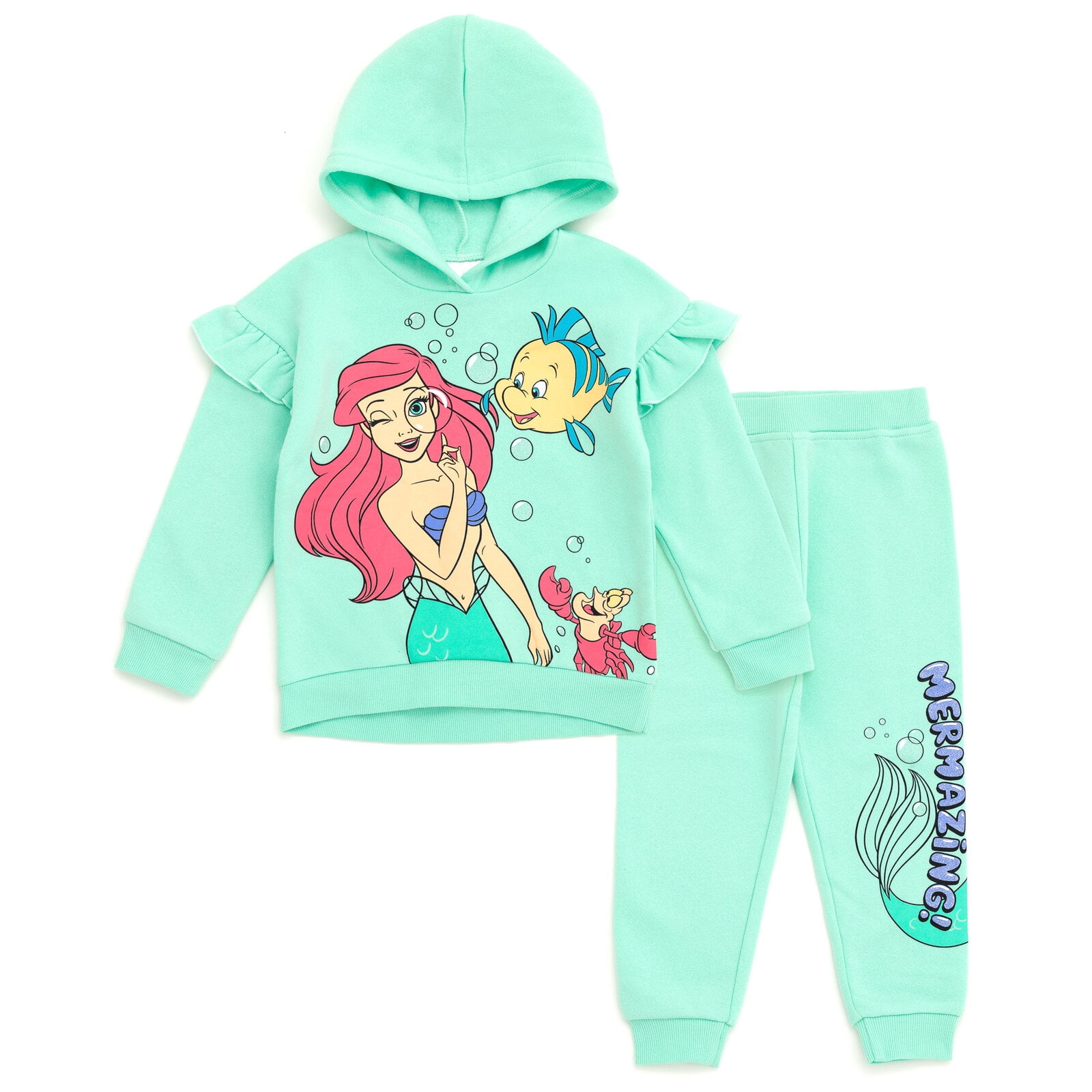 Tuta Felpa Con Cappuccio E Pantaloni Per Bebè Girl Sesame Street Abby Cadabby - 18 Mesi, Rosa - 3