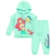 thumbnail image 1 of Disney Princess Little Mermaid Ariel Pullover Hoodie and Jogger Pants Outfit Set Newborn to Big Kid, 1 of 4