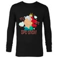 thumbnail image 1 of Disney Princess Little Mermaid Dad Daughter You Are SpeShell - Long Sleeve T-Shirt for Men - Customized-Black, 1 of 5