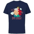 thumbnail image 1 of Disney Princess Little Mermaid Dad Daughter You Are SpeShell - Short Sleeve Cotton T-Shirt for Adults - Customized-Navy, 1 of 5