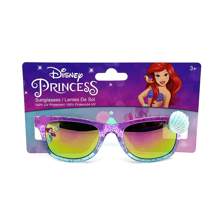 Girls Sunglasses Kids Glasses with Case Combo Set Super Cute Mermaid