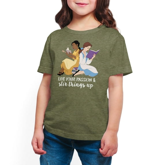Disney Princess - Live Your Passion - Toddler And Youth Short Sleeve Graphic T-Shirt