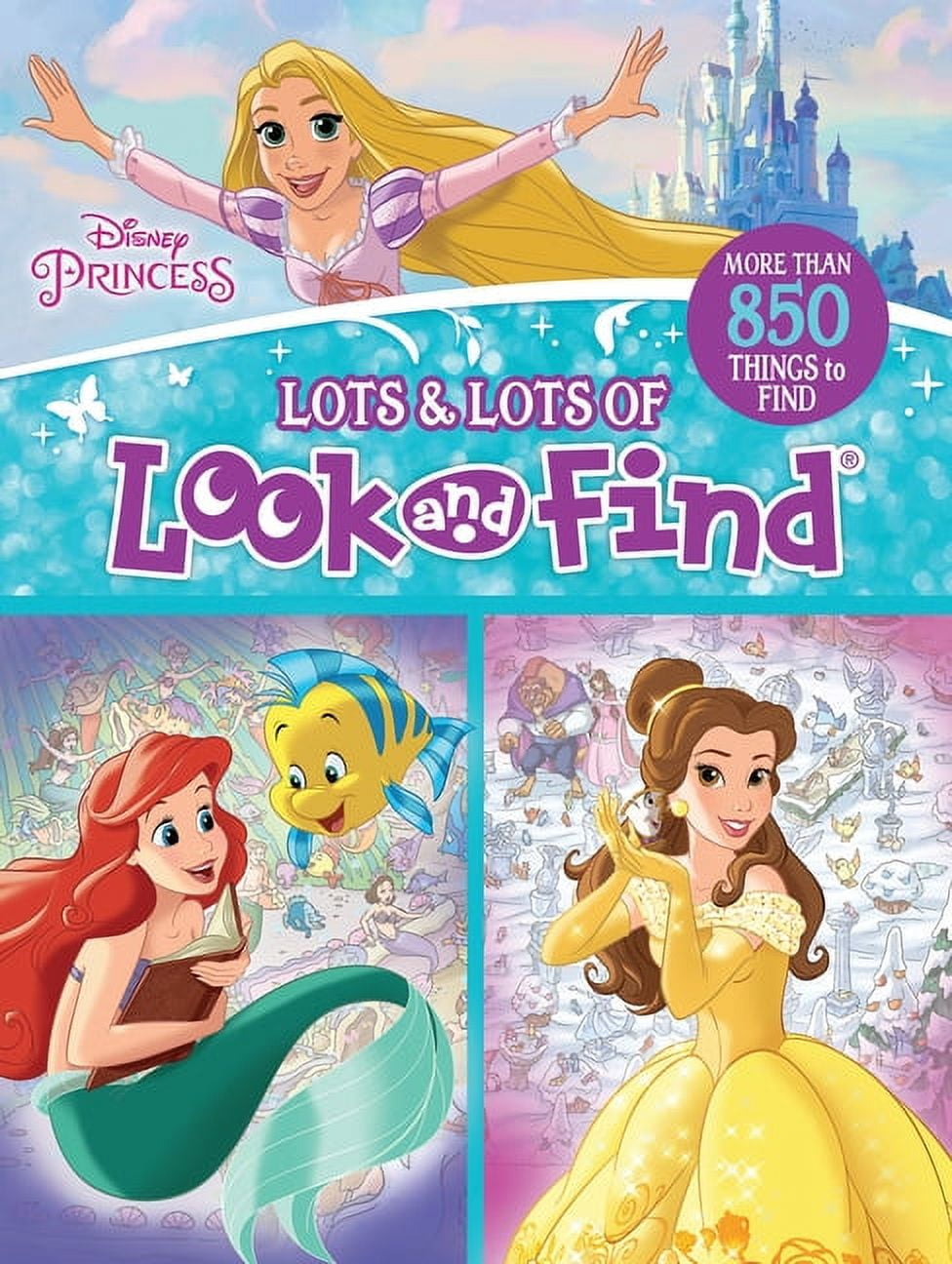 Disney Princess: Lots & Lots of Look and Find, (Paperback) - Walmart ...