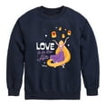 thumbnail image 1 of Disney Princess - Love Is In The Air - Valentine's Day - Boys and Girls Youth Crewneck Fleece Sweatshirt, 1 of 5