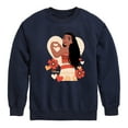 thumbnail image 1 of Disney Princess - Love Moana - Boys and Girls Youth Crewneck Fleece Sweatshirt, 1 of 5