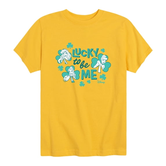 Disney - Princess Lucky To Be Me Toddler Boys' Toddler Short Sleeve Graphic T-Shirt