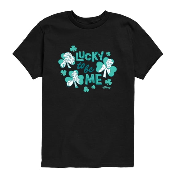 Disney - Princess Lucky To Be Me Toddler Boys' Toddler Short Sleeve Graphic T-Shirt