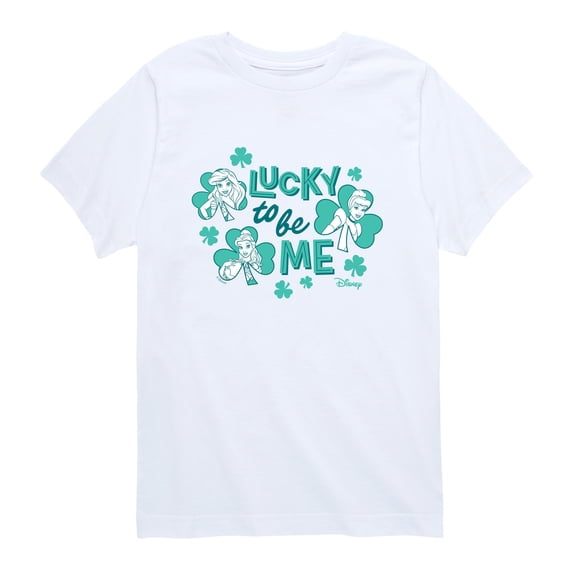 Disney - Princess Lucky To Be Me Toddler Boys' Toddler Short Sleeve Graphic T-Shirt