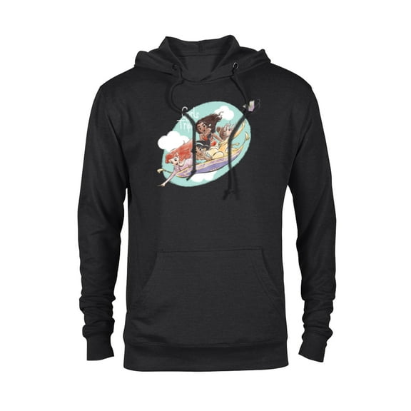 Disney Princess Magic Carpet Girls Trip - Pullover Hoodie for Adults - Customized-Black