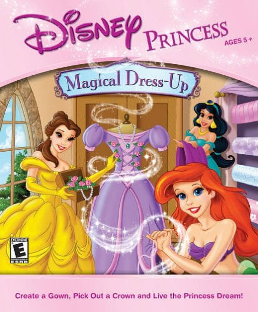 Disney Princess Magical DressUp PC & Mac CDRom Software Appear on