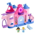 thumbnail interactive-video image 1 of Disney Princess Magical Lights & Dancing Castle Little People Toddler Playset, 2 Figures, 1 of 8