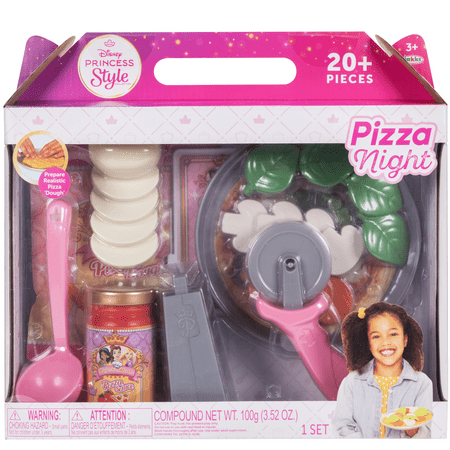 Disney Princess Majestic Meals Pizza Night Pretend Food Play Meal Kit