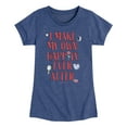 thumbnail image 1 of Disney Princess - Make My Own Happily Ever After - Toddler & Youth Girls Short Sleeve T-Shirt, 1 of 5