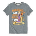 thumbnail image 1 of Disney Princess - Making Fall Fun - Toddler And Youth Short Sleeve Graphic T-Shirt, 1 of 4