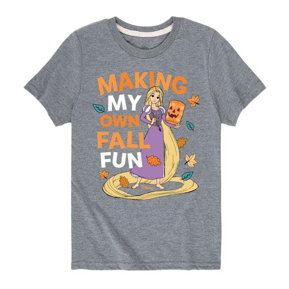 Disney Princess - Making Fall Fun - Toddler And Youth Short Sleeve Graphic T-Shirt