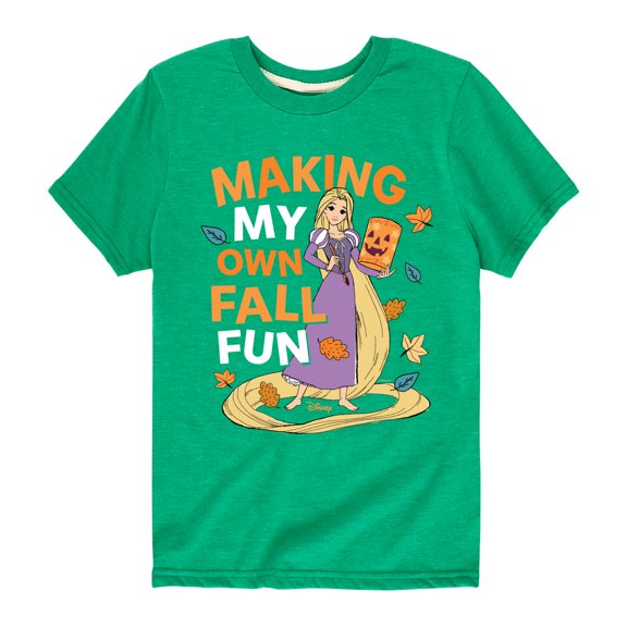 Disney Princess - Making Fall Fun - Toddler And Youth Short Sleeve Graphic T-Shirt