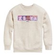 thumbnail image 1 of Disney - Princess Manga Faces Boys' Graphic Long Sleeve Fleece Sweatshirt, 1 of 4