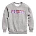 thumbnail image 1 of Disney - Princess Manga Faces Boys' Graphic Long Sleeve Fleece Sweatshirt, 1 of 4