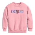thumbnail image 1 of Disney - Princess Manga Faces Boys' Graphic Long Sleeve Fleece Sweatshirt, 1 of 3