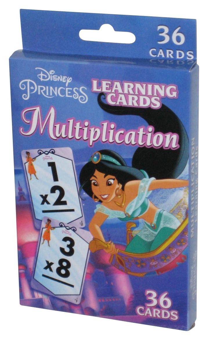 Disney Princess Math Multiplication (2018) Bendon Learning Cards ...