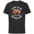 thumbnail image 1 of Disney Princess Merida Brave Life is an Adventure 2024 - Short Sleeve Cotton T-Shirt for Adults - Customized-Black, 1 of 5