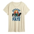thumbnail image 1 of Disney Princess - Merida Choose Your Own Fate - Women's Short Sleeve Graphic T-Shirt, 1 of 5