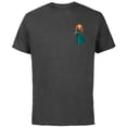 thumbnail image 1 of Disney Princess Merida Small Pose - Short Sleeve Cotton T-Shirt for Adults - Customized-Charcoal, 1 of 5