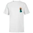 thumbnail image 1 of Disney Princess Merida Small Pose - Short Sleeve T-Shirt for Kids - Customized-White, 1 of 5