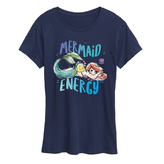 Disney Princess - Mermaid Energy Ariel - Women's Short Sleeve Graphic T-Shirt