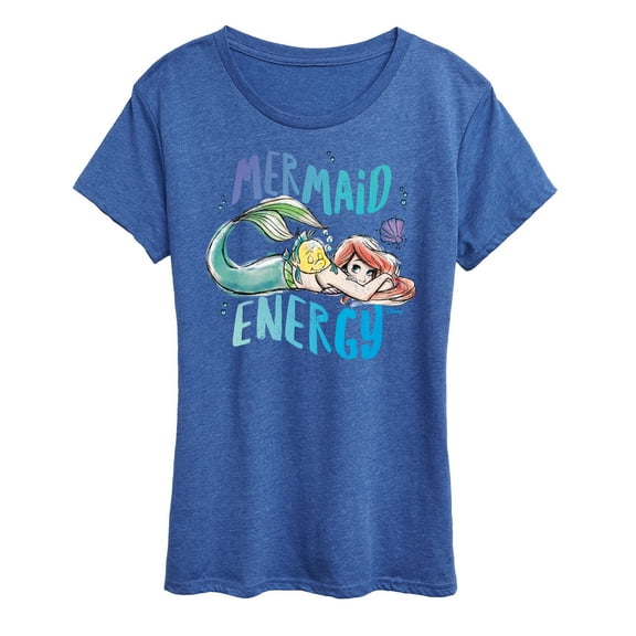 Disney Princess - Mermaid Energy Ariel - Women's Short Sleeve Graphic T-Shirt