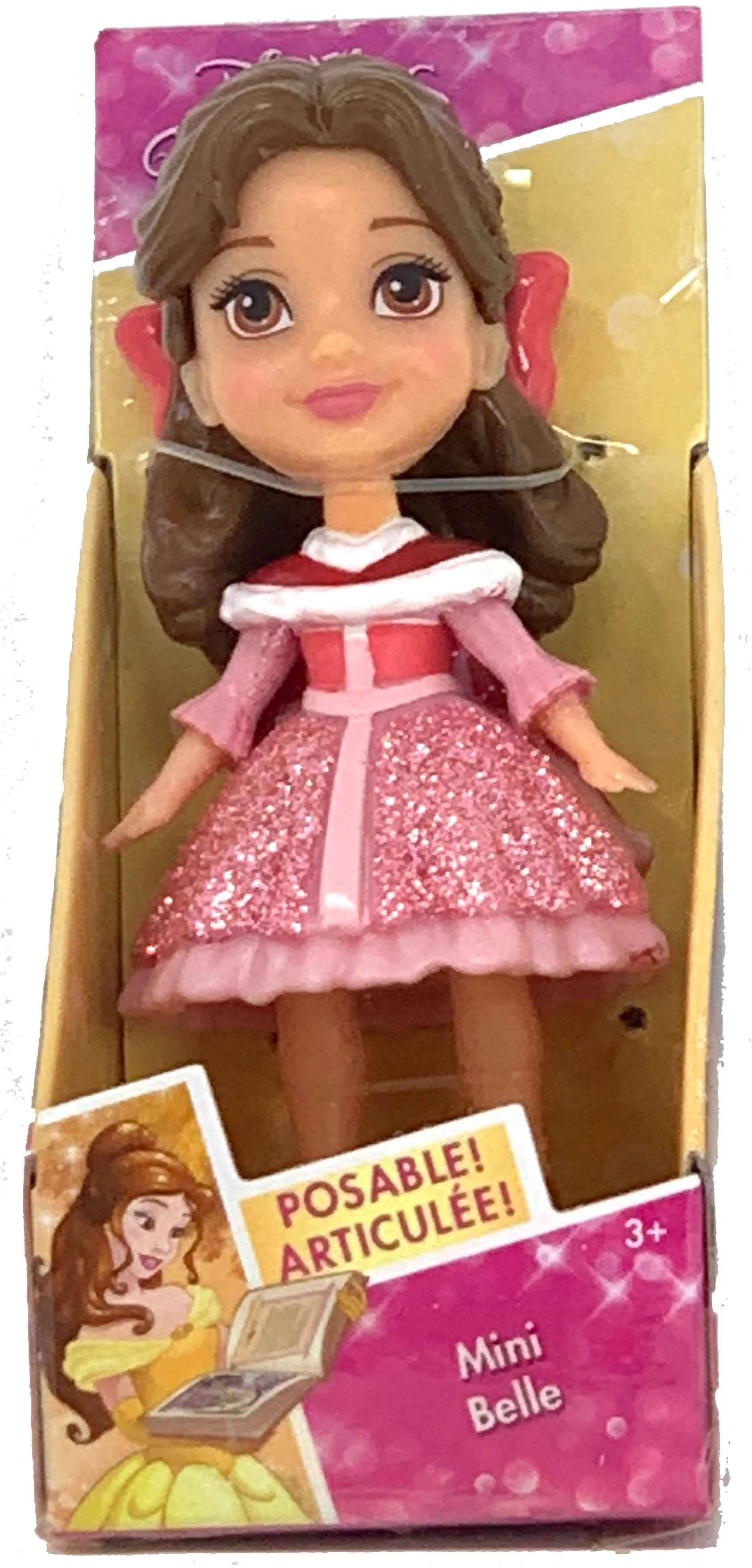 Disney Princess Mini Toddler Doll - Belle (Sparkle dress)