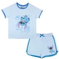 thumbnail image 1 of Disney Lilo & Stitch Girls Short Sets Shirt and Shorts Set Girl Outfits for Toddler and Kids Clothes (Sizes 3T-16), 1 of 8